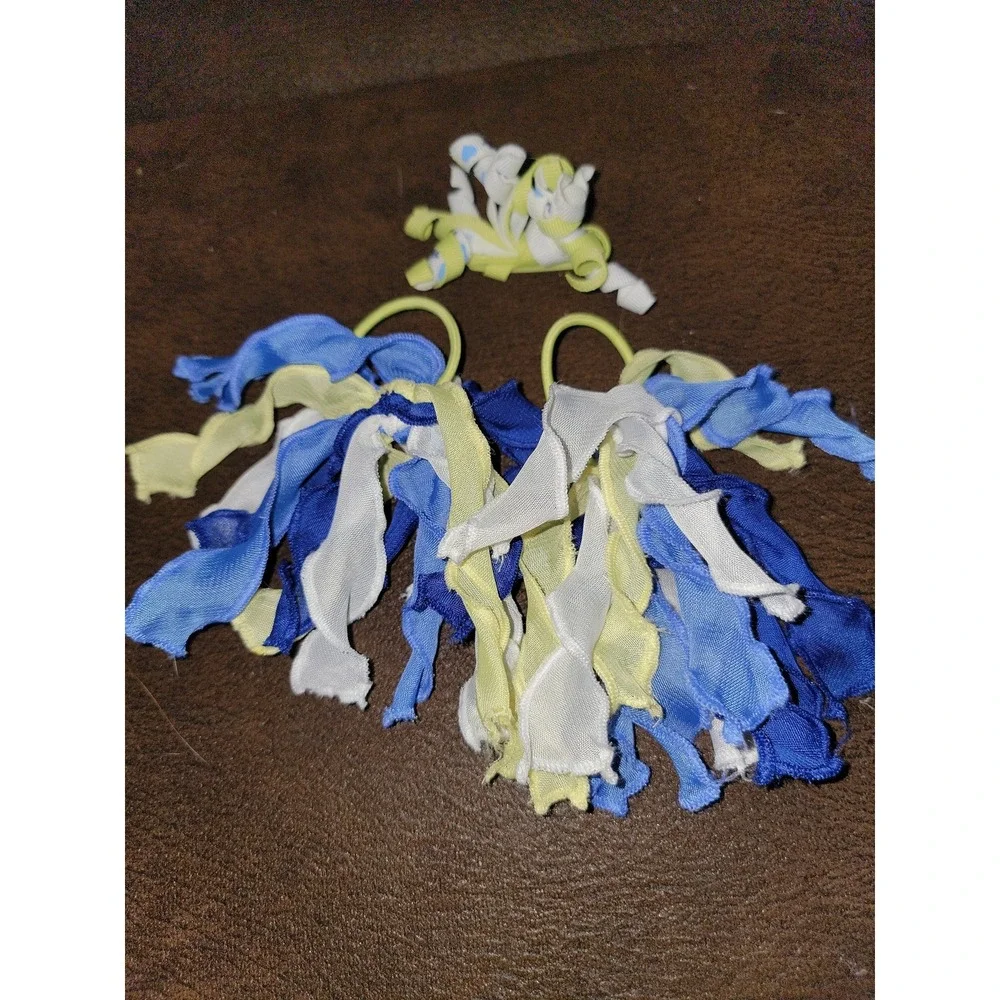 Gymboree greek isle‎ style hair pretties ponytail holder curlies
